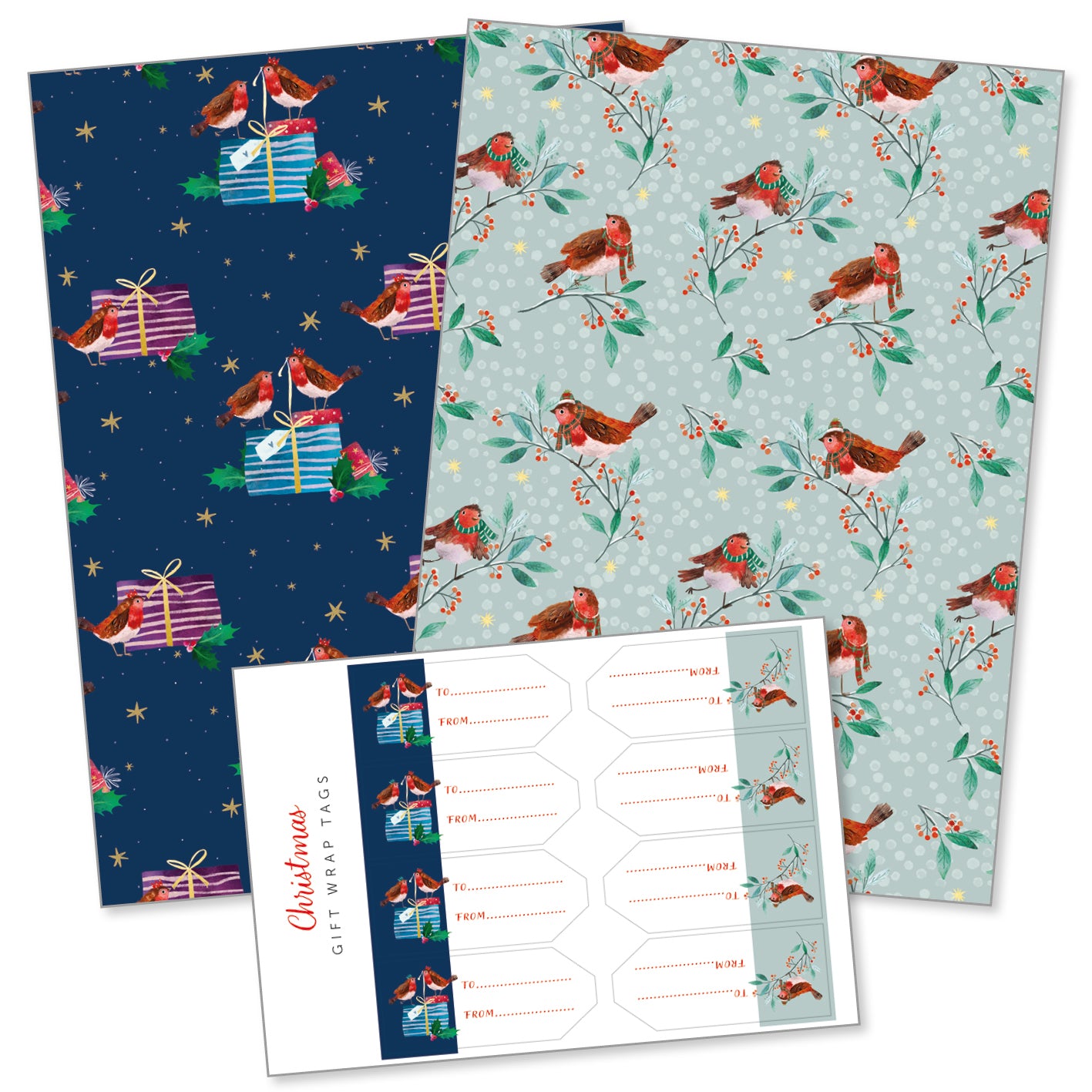 Robin Friends • Wrapping Paper
