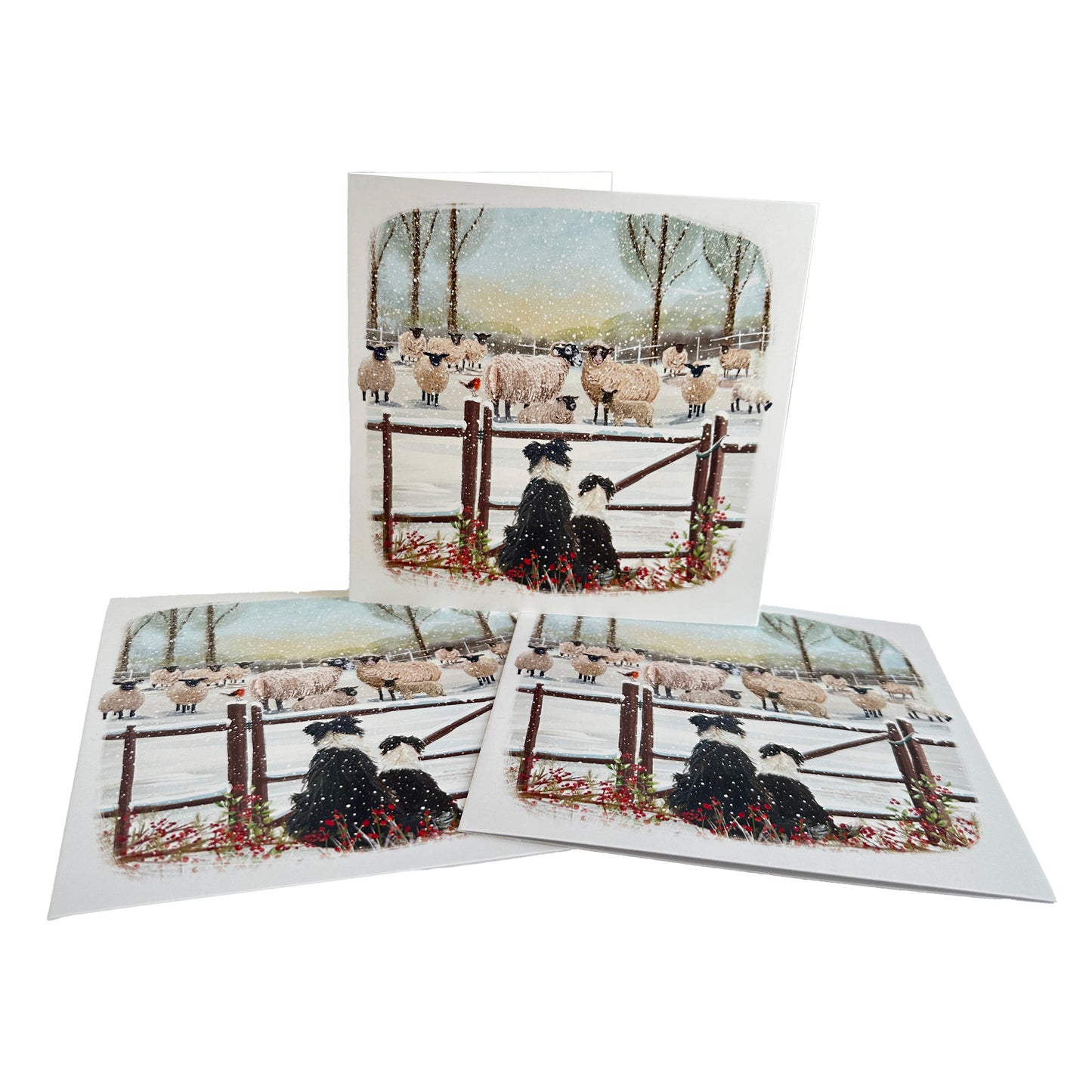 Watching The Flock Christmas Cards