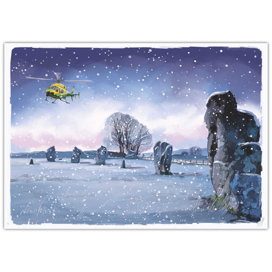 Christmas Card - Avebury at Christmas