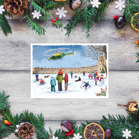Bath Crescent Christmas Cards
