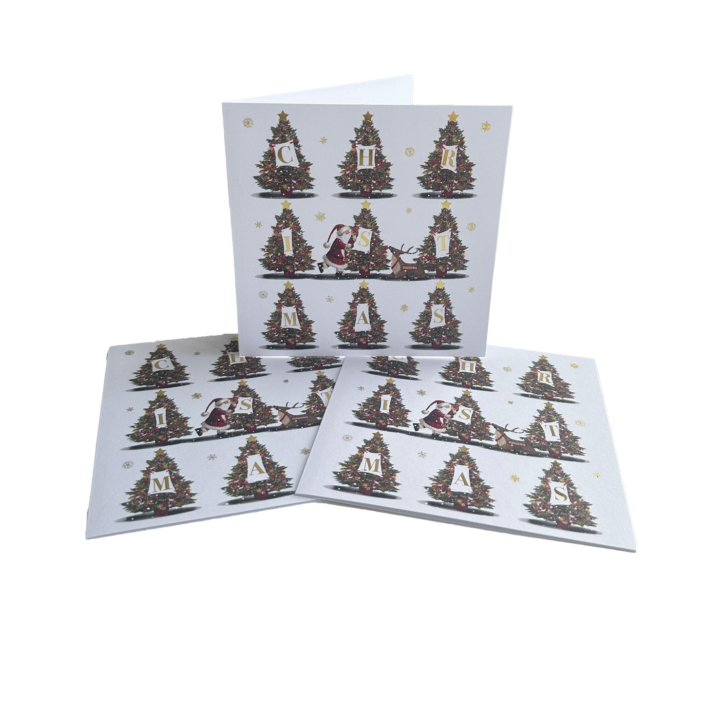 Santa's Trees Christmas Cards