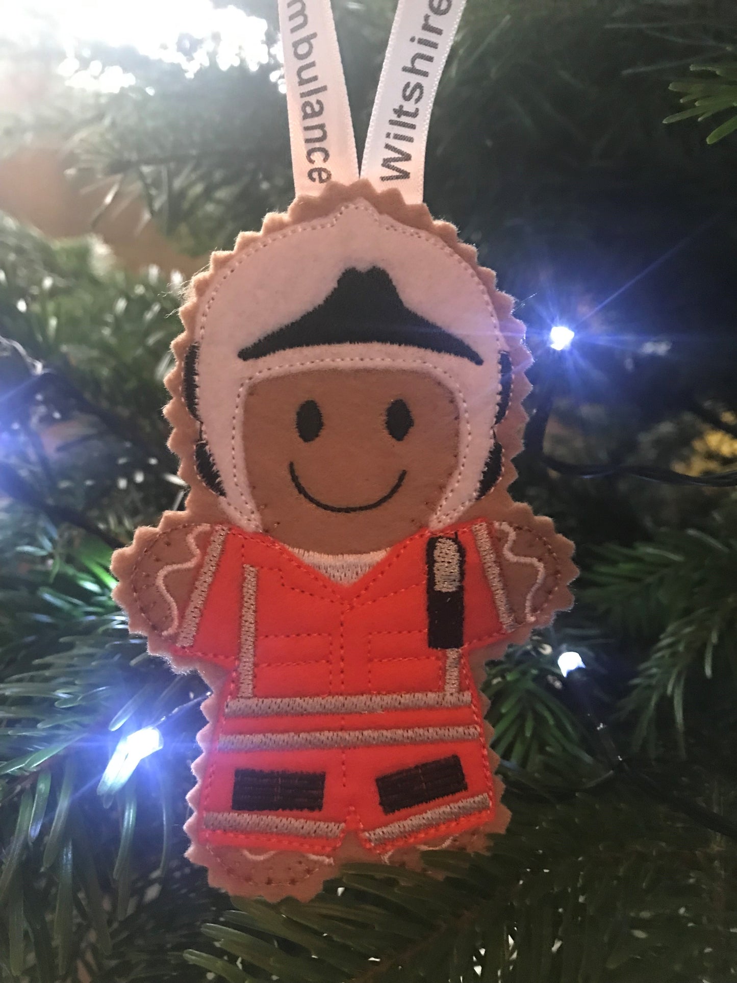 Gingerbread Paramedic Christmas Decoration