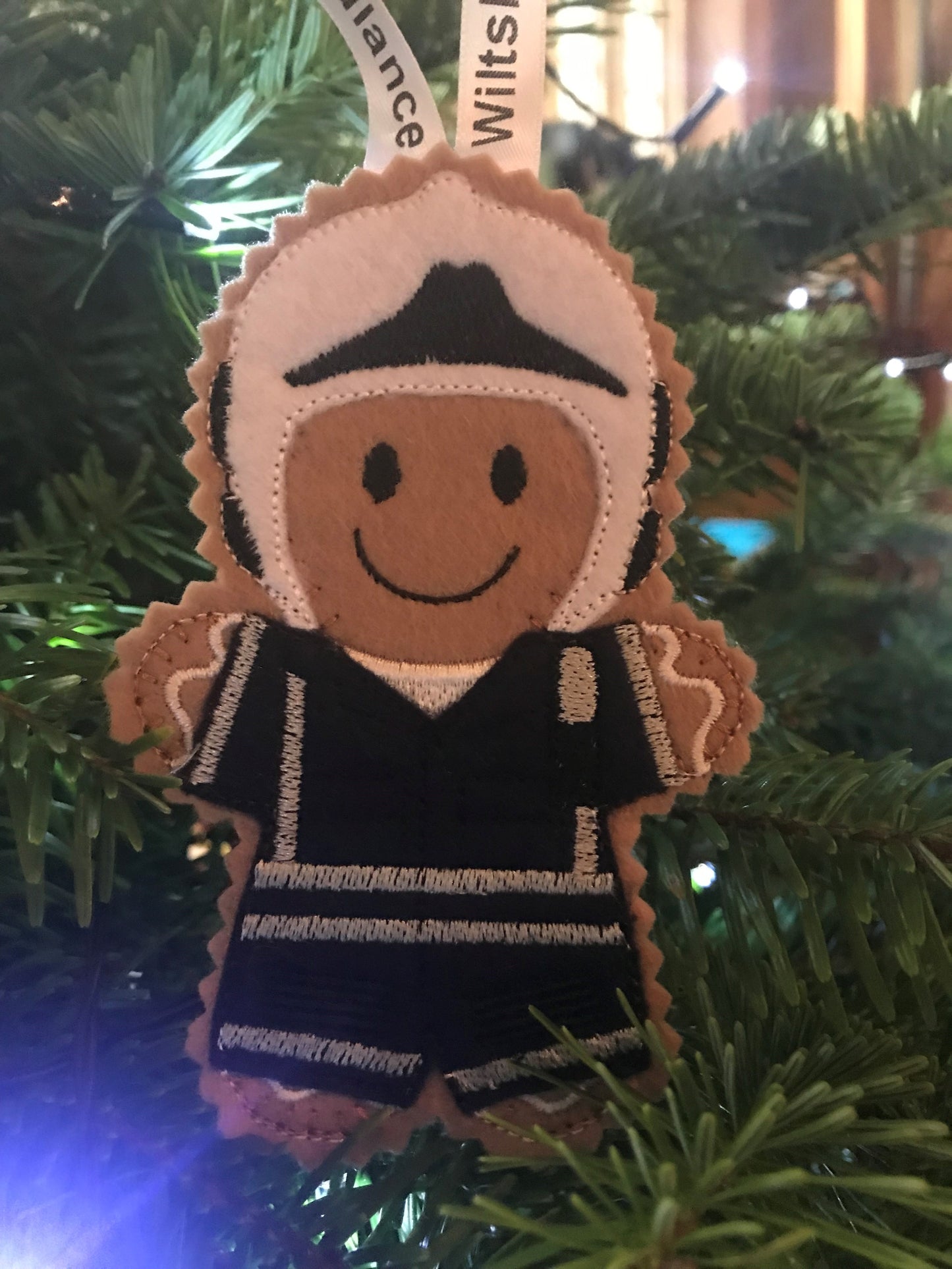 Gingerbread Pilot Christmas Decoration