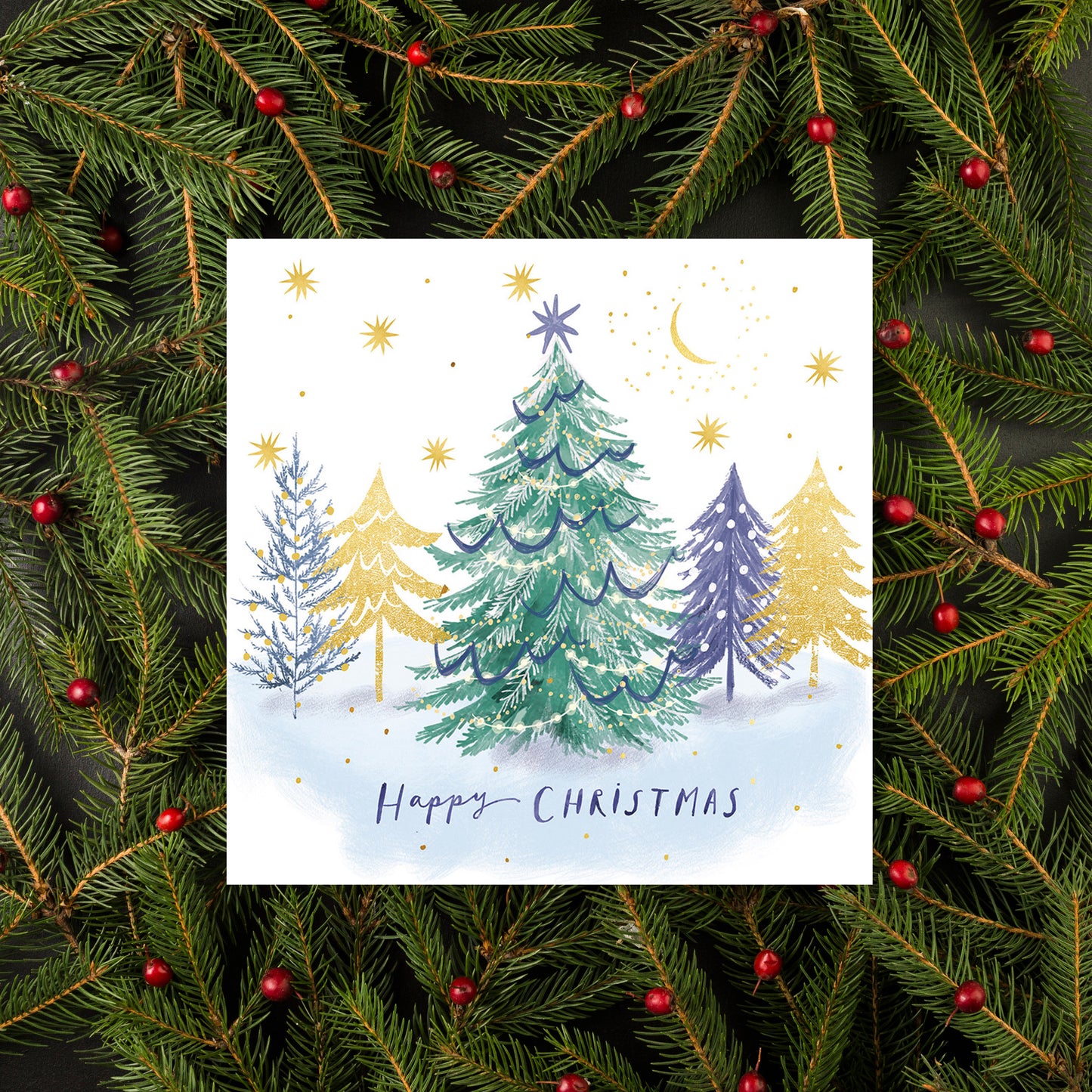 Lovely Trees •  Christmas Cards