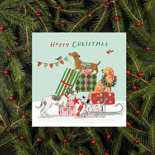 Sleigh Dogs •  Christmas Cards
