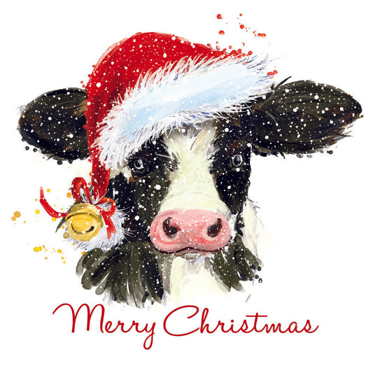 Christmas Cards - Christmas Cow Bell