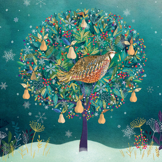 Christmas Cards - Golden Partridge