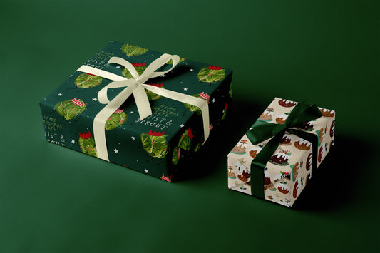 Festive Food Wrapping Paper