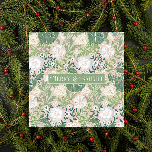 Merry Morris Cream •  Christmas Cards