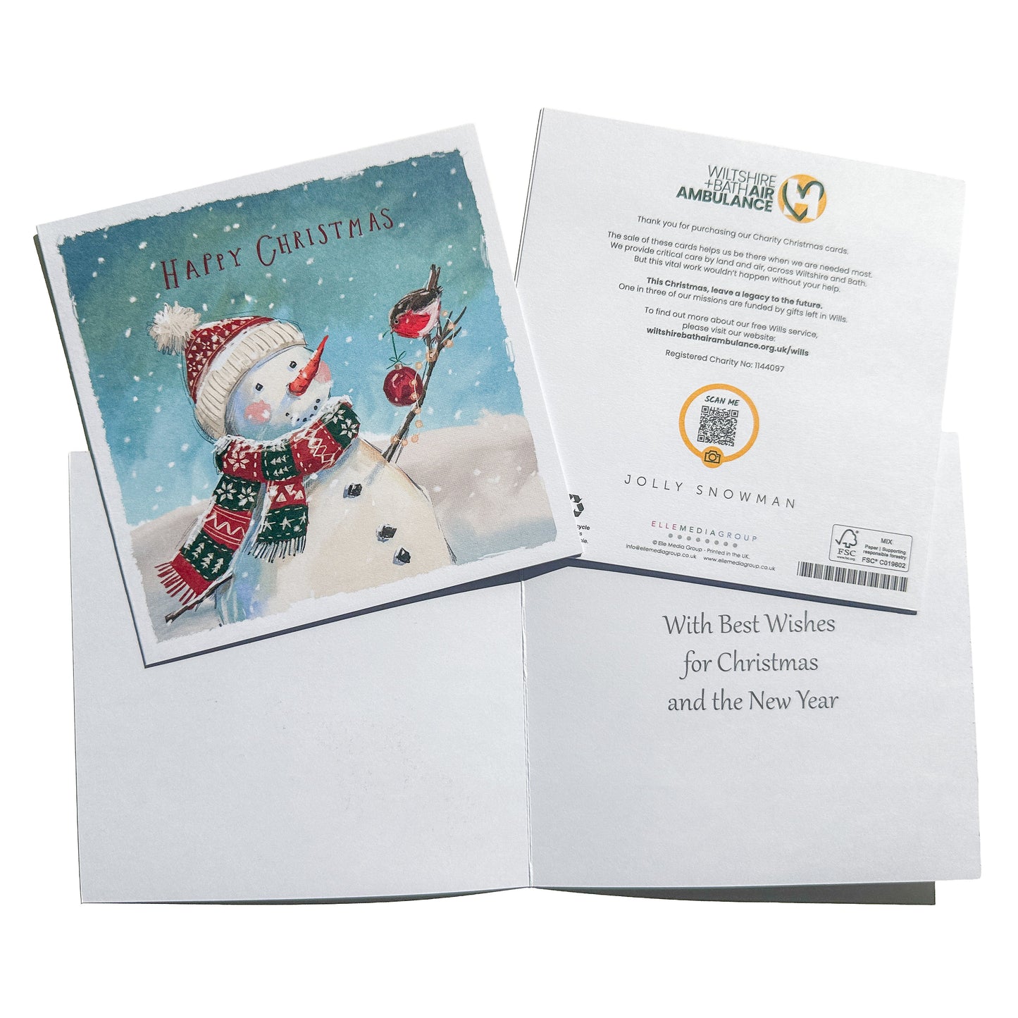 Jolly Snowman •  Christmas Cards
