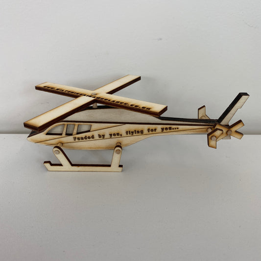 Wooden Helicopter Puzzle